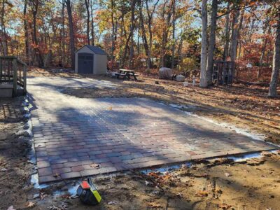 Backyard New Paver Patio